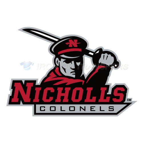 Nicholls State Colonels Logo T-shirts Iron On Transfers N5470 - Click Image to Close